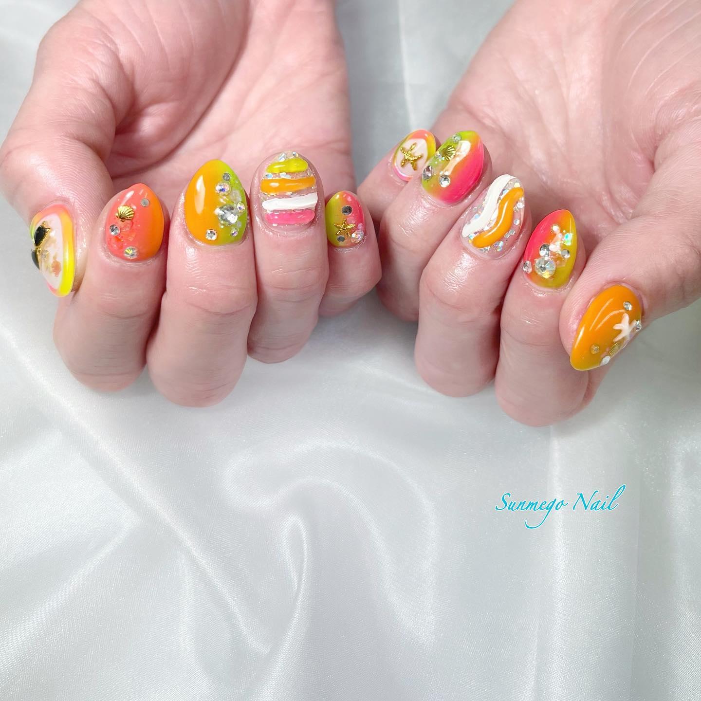 公式】Sunmego Nail 神戸店 | #sunmegonail_sadakane#うねうねネイル