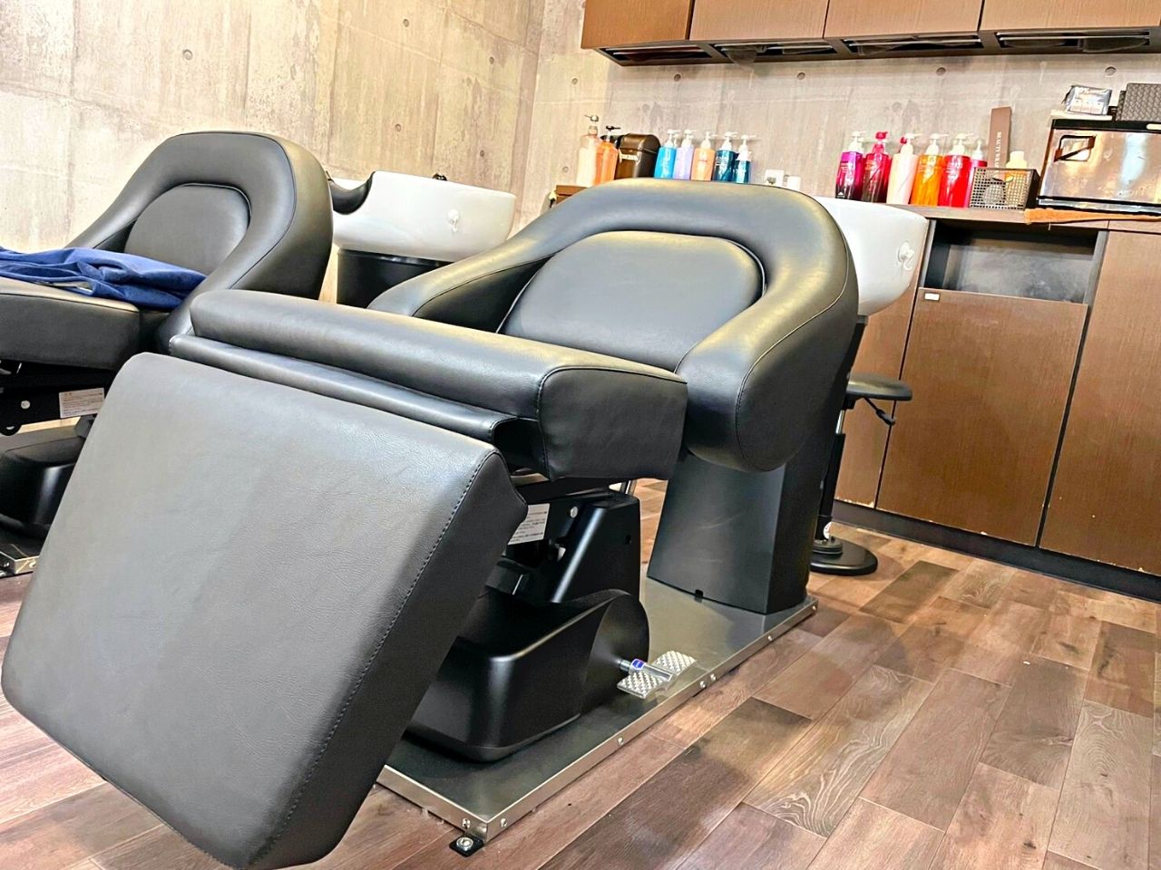 amule hair-シャンプー台